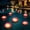 Red, variant on Floating Lotus Tea Lights, 4 Inch Water Lily LED Candles, Lifelike Ornanment for Pool, Bath, Wedding, Party Decor - Floating Color Changing Lotus Flower Pool Lights