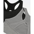 thumbnail image 4 of Fruit of the Loom Girls Stay Dry Racerback Sports Bra 2 Pack, 4 of 4