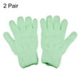 thumbnail image 3 of Guantes de limpieza de polvo Uxcell, mitones de microfibra, verde menta, 2 pares, 3 of 5