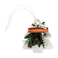 thumbnail image 2 of Colgante de Aromaterapia para Árbol de Navidad | Decoración de Papel Rojo, Blanco y Verde con Aroma a Palo de Madera | Regalo Navideño para Desodorante de Coche y Dormitorio | Adorno Colgante con Aro, 2 of 6