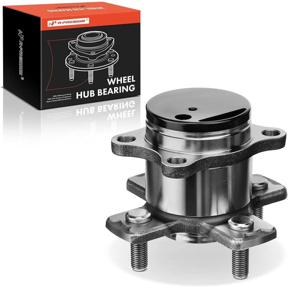 A-Premium Rear Wheel Bearings and Hub Assembly Compatible with Honda Fit 2015 2016 2017 2018 2019 2020, w/4-Lug, Replace # 512559