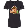 thumbnail image 3 of Inktastic Gingerbread House Christmas Women's T-Shirt, 3 of 5