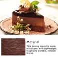 thumbnail image 5 of Advancent Molde de silicona para Tartas, alfombrilla para Fondant, resistente a altas temperaturas, cocina DIY, Mousse para hornear, postre, horno, Herramientas y accesorios para hornear Advancent HA066370-00, 5 of 5