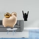 thumbnail image 2 of Estatua de animal en miniatura, decoración de mesa, decoración creativa para el hogar, figura de roca, gesto de la mano, estatua, señal de mano, artes, 2 of 8