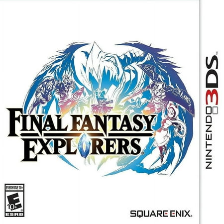 Restored Final Fantasy Explorers (Nintendo 3DS, 2016) RPG Game (Refurbished)