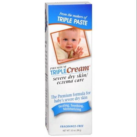 Premium Triple Cream Soins de la peau sèche sévère / Eczéma 3,50 oz (Pack de 6)