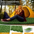 thumbnail image 4 of Sleeping Pad, Extra Thickness 4 Inch Inflatable Camping Sleeping Mat with Pillow Built-in Foot Press, Compact Ultralight Camping Air Mattress for Backpacking, Hiking, Tent, 4 of 5