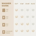 thumbnail image 4 of Toyoso 10x14 Washable Area Rugs for Living Room - Vintage Distressed Floral Neutral Boho Farmhouse Thin Soft Large Rug Indoor Floor No Slip Rug Carpet for Bedroom Dining Room Decor - Brown, 4 of 9