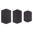 thumbnail image 2 of Home Weavers Waterford Collection 100% Cotton Non-Slip Bathroom Rug Set Machine Washable Bathroom Rug-17"x24", Bath Rug- 21"x34", Bathroom Rug- 24"x40", Gray Color 3 Piece Bath Carpet set, 2 of 8
