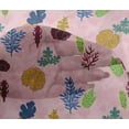 thumbnail image 4 of oneOone Viscose Chiffon Pink Fabric Leaves Artistic Fabric For Sewing Printed Craft Fabric By The Yard 42 Inch Wide, 4 of 4