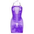thumbnail image 6 of Tagold Fall Clothes for Womens,Sexy Womens Lingerie Fishnet Seamless Mesh Netting Chemise Hollow Out Perspective Babydoll Dress Sleepwear Nightwear Nightdress, 6 of 7