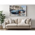 thumbnail image 3 of Stunning Blue Lamborghini Countach Canvas Print - High-Quality Luxury Automotive Wall Art - Handcrafted Supercar Decor for Car Enthusiasts, 3 of 7