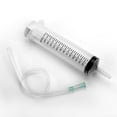 thumbnail image 1 of KDJ 150ml Large Plastic Syringe with Plastic Tubing, for Scientific Labs, Measuring, Watering, Refilling, Filtration, Feeding, 1 of 10