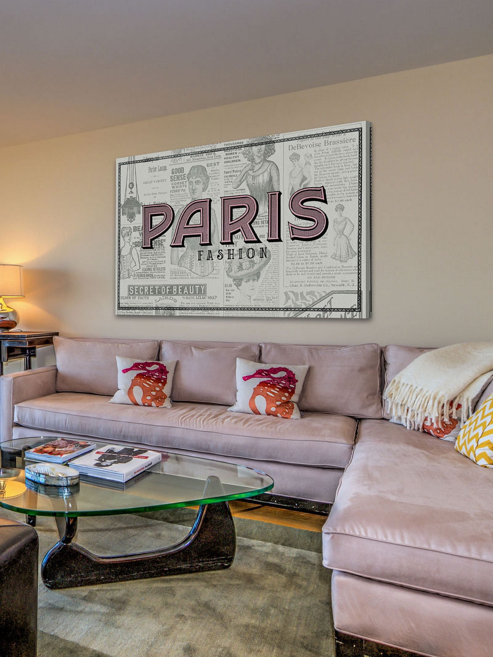 Marmont Hill "Paris Fashion" by Saturday Evening Post Painting Print on Canvas