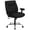 Black, variant on Flash Furniture HERCULES Series Big & Tall 400 lb. Rated Black LeatherSoft Deep Tufted Ergonomic Task Office Chair with Adjustable Arms