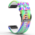 thumbnail image 1 of 22/26MM Printed Silicone Smart Watchband For Garmin Instinct 3 45mm 50mm Instinct E 45mm 2 2X Bracelet Replacement Wrist Straps I 22mm Instinct 3 45mm, 1 of 6
