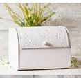 thumbnail image 2 of Irvins Country Tinware Bread Box in Rustic White, 2 of 3