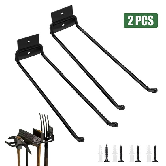 EEEKit 2pcs Garage Hooks Heavy Duty, Utility Steel Garage Storage Hook, Wall Mount Storage Hanger for Power Tools, Tools Organization Holder