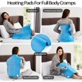 thumbnail image 3 of JKMAX Heating Pad for Back Pain Relief with Auto Shut-Off  10 Heat Settings  Grey Pads Cramps LED Controller  Moist and Dry Therapy Neck  Shoulder  Machine-Washable  12" x 24", 3 of 8