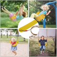 thumbnail image 4 of POINTERTECK Elastic Wrap Around U Swing Seat Belt Flexible Board Children Kids Climbing Frame Tree, 4 of 6