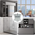 thumbnail image 4 of 2 Pieces Sliding Closet Door Caster, Sliding Door Parts for Wardrobe Door, Wheel, 4 of 4