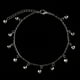 thumbnail image 1 of de Tobillera de Aleación para Mujer con Cadena de Tobillo con 11 Campanas Pequeñas Linda de 27 Cm Hugo Tobilleras pequeñas de plata de la manera, 1 of 10
