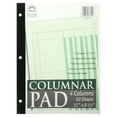 Columnar Ledger Pad, 4 Columns, 8.5" x 11", Letter Size, 50