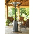 thumbnail image 6 of Patio Heater- 87" Tall AZ Patio Heater with Table- Hammered Silver, 6 of 7