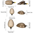 thumbnail image 3 of Cuillère de Lancer d'Appât de Pêche Lancer Extérieur Eau Douce et Eau Salée Lancer Cuillère Eau Salée Eau Douce Eau de Mer Roche Lac Poisson Attirail Outils de Nidification Équipement L, 3 of 7
