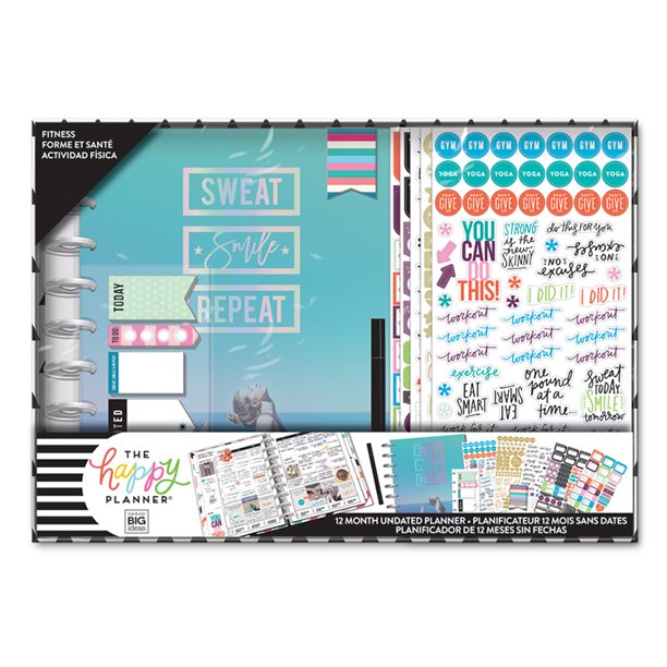 Me & My Big Ideas The Happy Planner Classic Box Kit Fitness