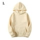 thumbnail image 1 of Sudadera con capucha Sudadera con capucha unisex de algodón Sudadera con capucha que absorbe el sudor Sudadera con capucha, Caqui, L Noticed AP000776-26, 1 of 7