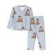 thumbnail image 1 of Fotbe Playful Walrus Wonders Conjunto de Pijama de Manga Larga para Mujer con Estampado, Ropa de Dormir de 2 Piezas, Conjunto de Casa Suave y Cómodo con Bolsillos-Small, 1 of 7