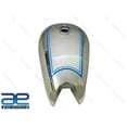 thumbnail image 3 of For BSA ZB32 Gold Star Blue & Silver Painted Chrome Petrol Fuel Gas Tank1950, 3 of 4