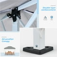 thumbnail image 2 of AVAWING 11x11 ft Outdoor Pop-up Canopy, Party Tent, Patio Wedding Tent, Gray & White, 2 of 7