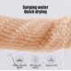 thumbnail image 5 of Toalla de baño | Grande 55x28 pulgadas | Suave, gruesa, absorbente de forro polar | Calidad spa y hotel | Secado rápido para baño, gimnasio, piscina, yoga | Patrón a rayas | Costura doble duradera, 5 of 6