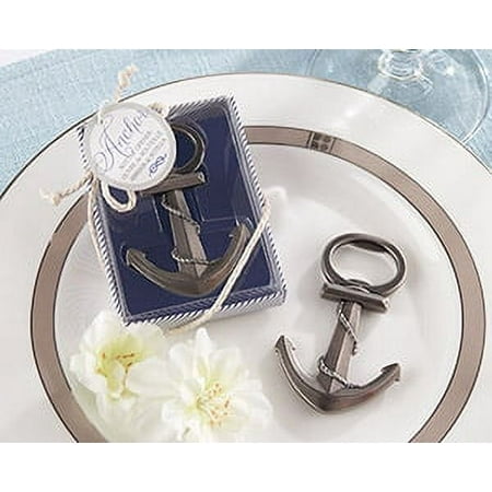 Kate Aspen Anchor Nautical Themed Bottle Opener, All Birthday Party Favors, Bridal Shower Favors, Wedding Favors, Baby Shower Favors and Rehearsal Dinner Supplies - 96 Sets
