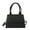 black, variant on New simple casual shoulder bag fashion PU messenger bag simple small bag women - black