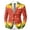Saffron, variant on Halloween Blazer for Men Printed Blazer Jacket, Long Sleeve Business Casual Suit Coat for Fall Winter Party and Work 1Pcs Black L