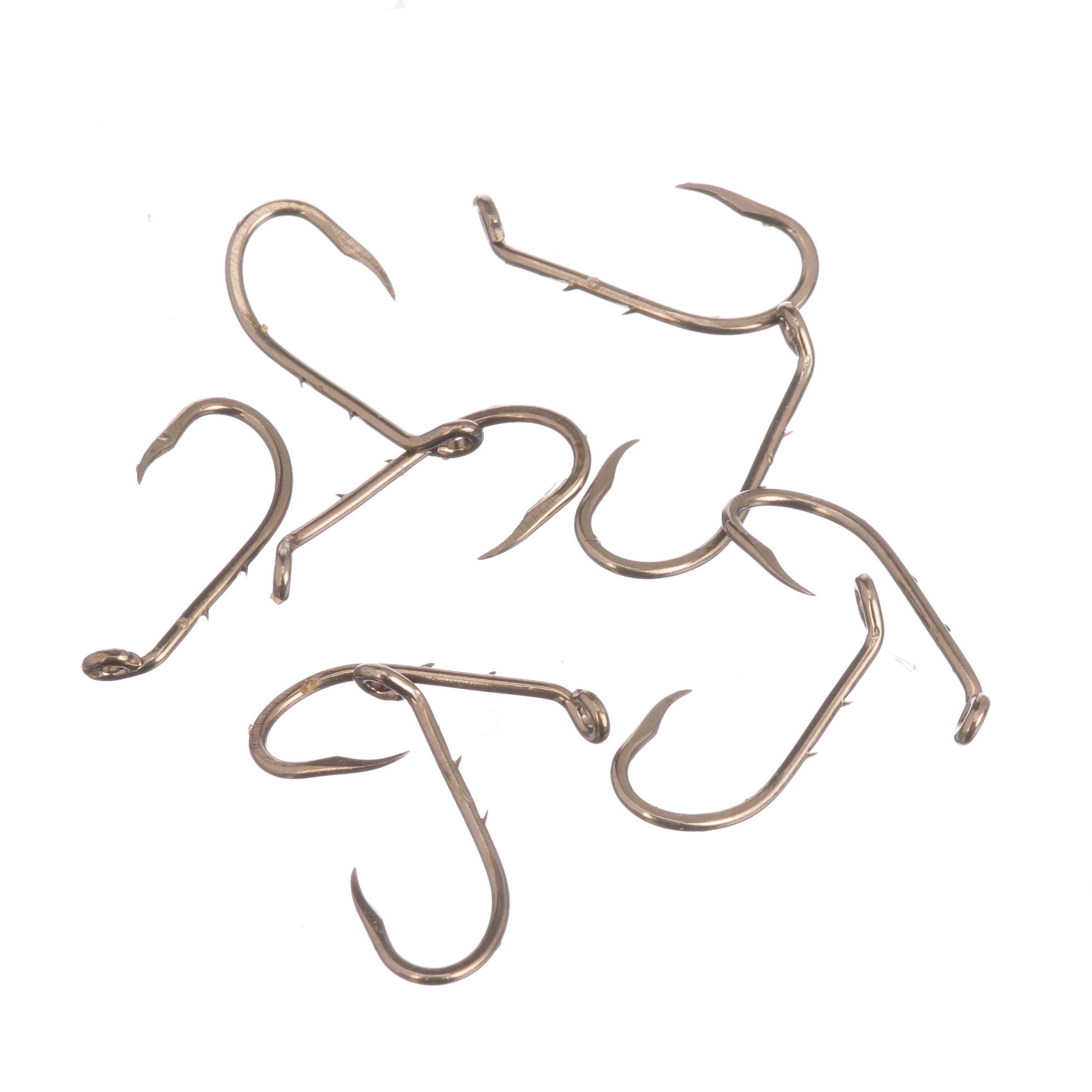 Eagle Claw Lazer Sharp Barbless Baitholder Fishing Hook, Bronze