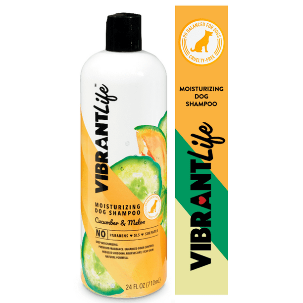 Vibrant life Moisturizing Dog Shampoo, Cucumber & Melon, 24 fl oz