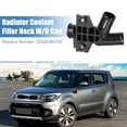 thumbnail image 2 of No.25329-B2100 Cuello de llenado del radiador del motor sin tapa para Kia Soul 2.0L L4 2014-2019 Brida de tubería de agua del cuello de llenado del refrigerante del radiador superior de plástico, 2 of 6