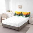 thumbnail image 4 of Ensemble de Literie de Camping Grand 7 Pcs, Ensemble de Literie de Voyage Rétro Rustique avec Couette, 4 of 5