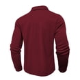 thumbnail image 4 of VJATTWR Men's T-Shirts Long Sleeve Crew Neck Classic Fit Tee Regular Big & Tall S-3Xl Workout Breathable Casual Menswear Tops Streetwear Solid L, 4 of 4