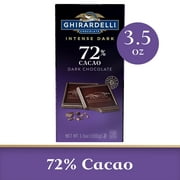 GHIRARDELLI Intense Dark Chocolate Bar, 72% Cacao, 3.5 oz Bar