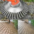 thumbnail image 4 of Grass Trimmer Cutter Head Weeding Wheel Garden Lawn Mower Weed Brush, 4 of 7