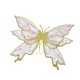 thumbnail image 5 of Disfraz de ala de mariposa para festivales de cosplay de ángel de hadas para niñas para festivales de carnavales Oro, 5 of 8