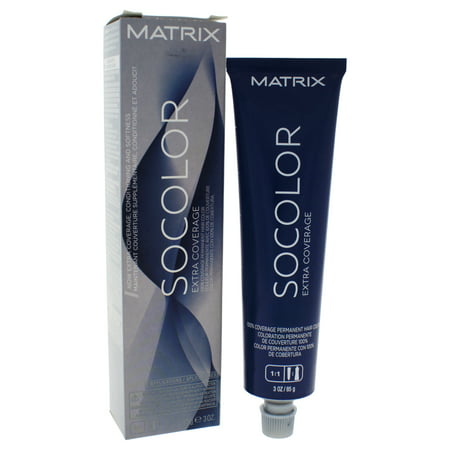 Socolor Extra Coverage Permanent Haircolor 506W - Light Brown Warm By Matrix - 3 Oz