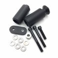 thumbnail image 5 of HTTMT MT219-002-BK Protector deslizante contra choques para motocicleta, sin marco, compatible con Yzf R6 Yzfr6 2006 2007, negro y aluminio billet resistente [B00KZ8D12Q], 5 of 5