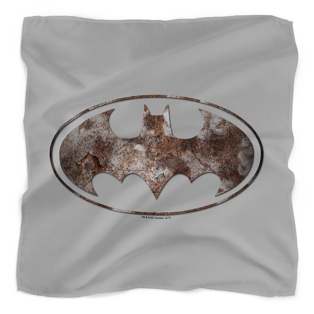 Batman Heavy Rust Logo Bandana (21 in x 21 in) - Walmart.com