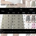 thumbnail image 2 of Women's Bermuda Long Shorts with Pockets High Waisted Stretch Knee Length Shorts Casual Beach Shorts with Pockets Side Button Walking Pants Vacation Wear, 2 of 7